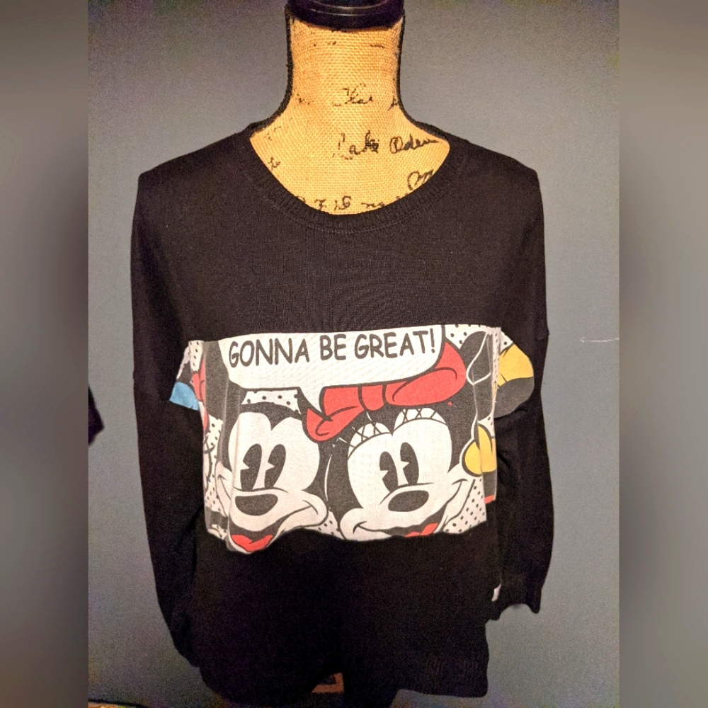 Mickey and Friends, Women's XL Oversized Sweater